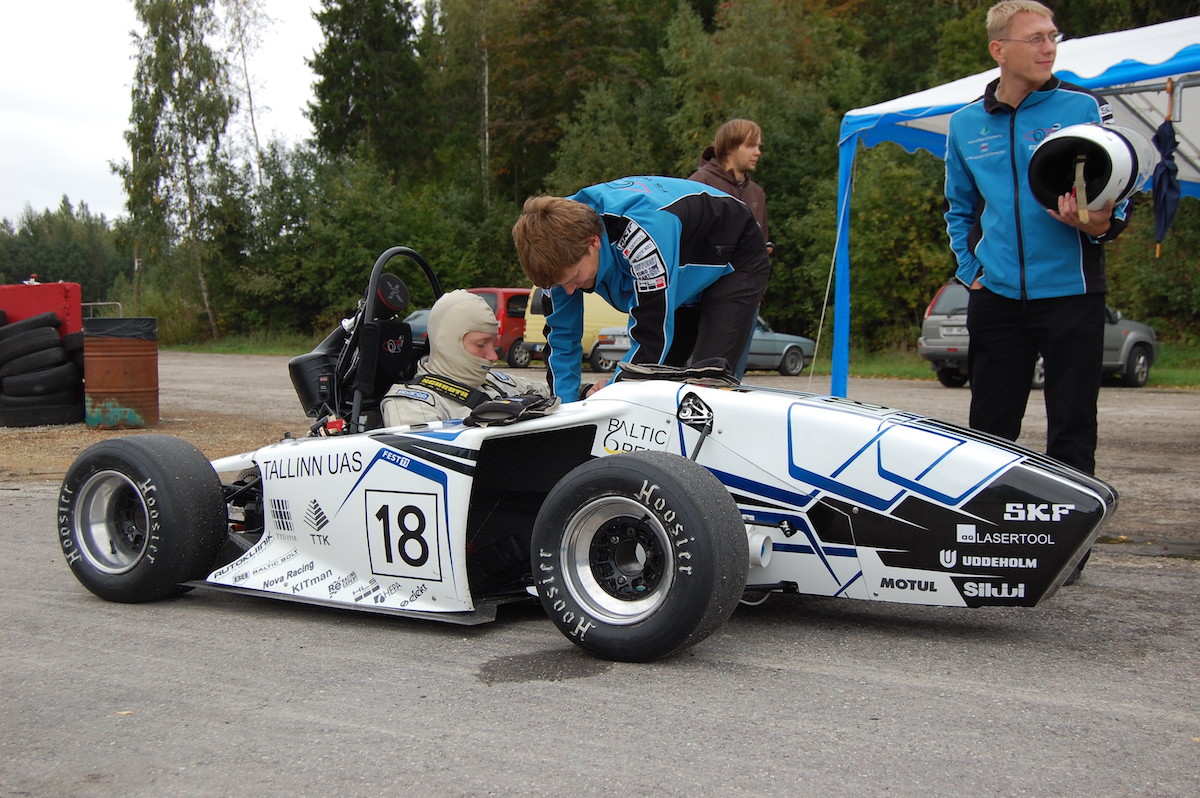 Sponsors driving the vehicle